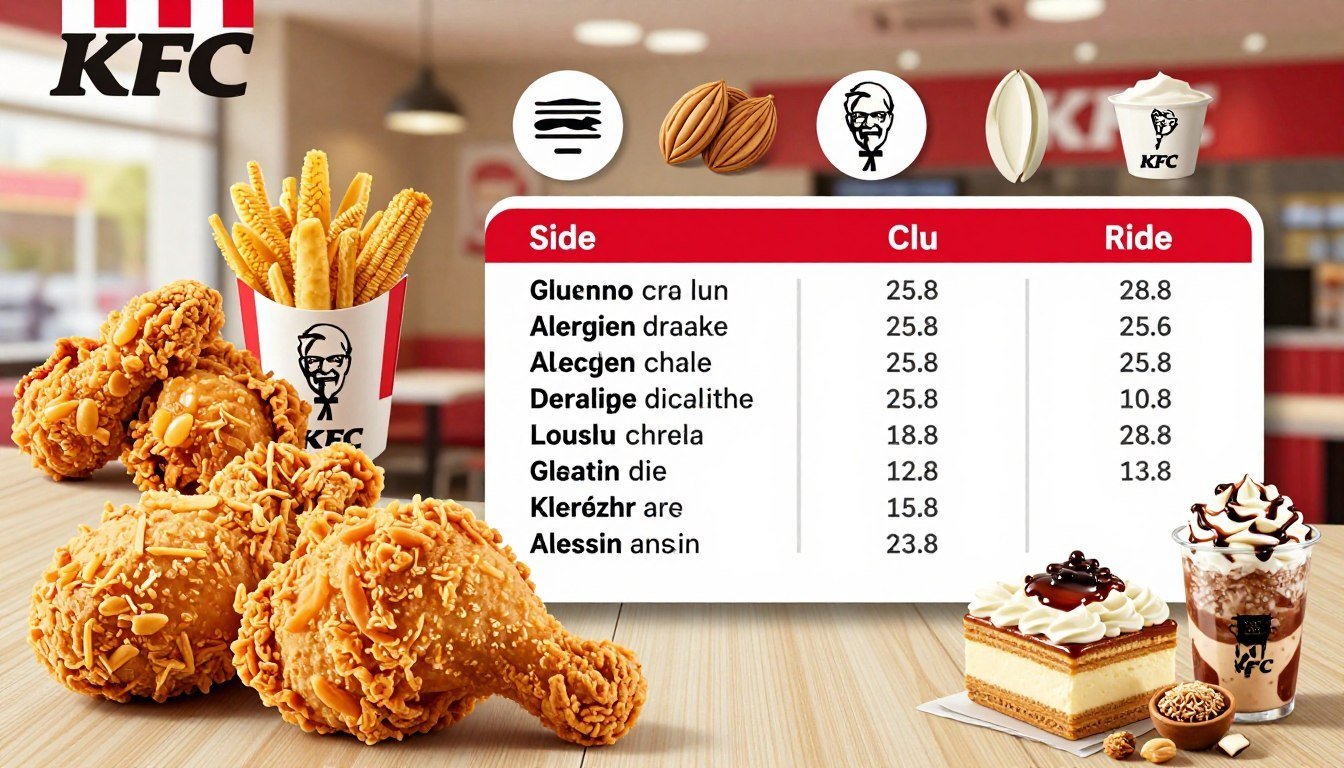 KFC Allergen Menu