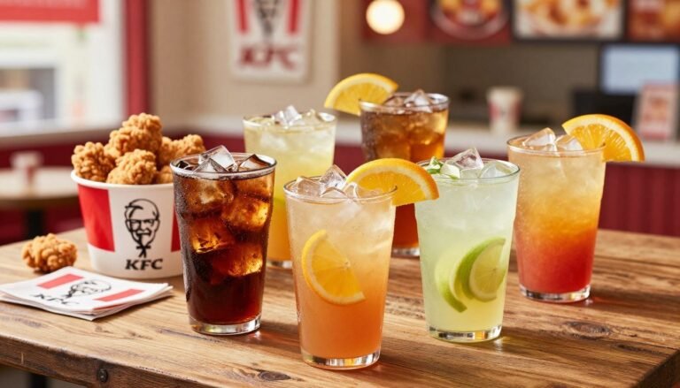 KFC Drinks Menu