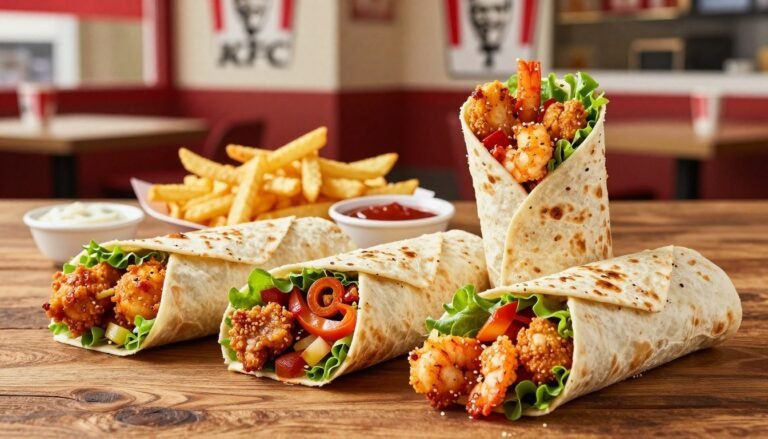 KFC Wraps Menu