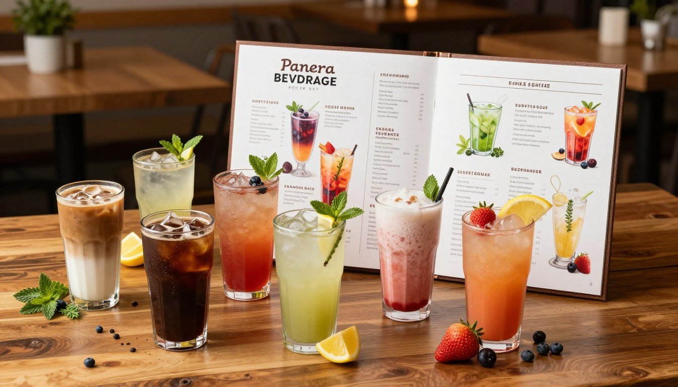 panera bread beverage menu