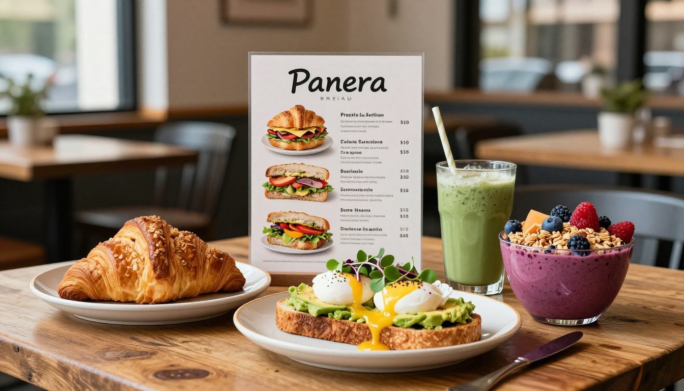 panera bread breakfast menu