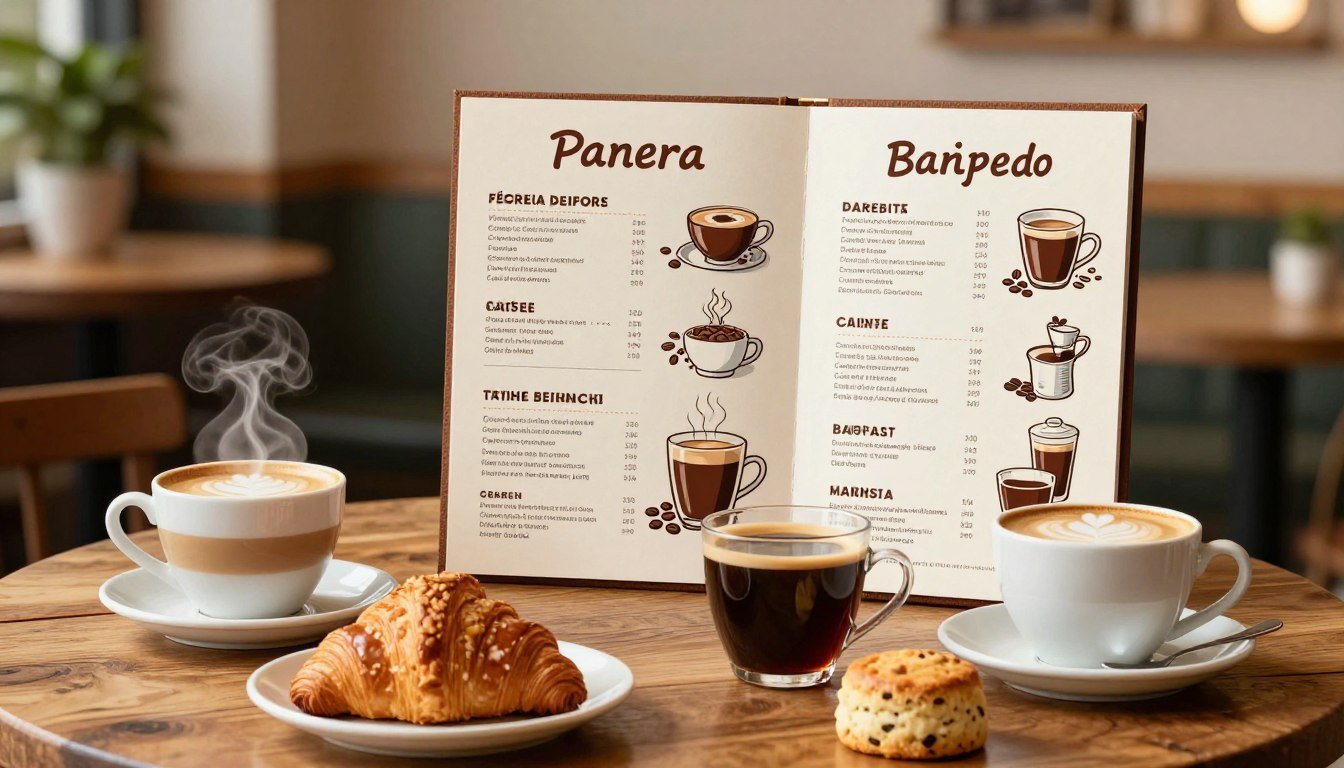 panera bread coffee menu