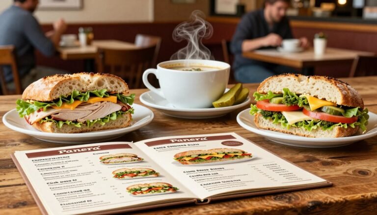 panera bread sandwich menu