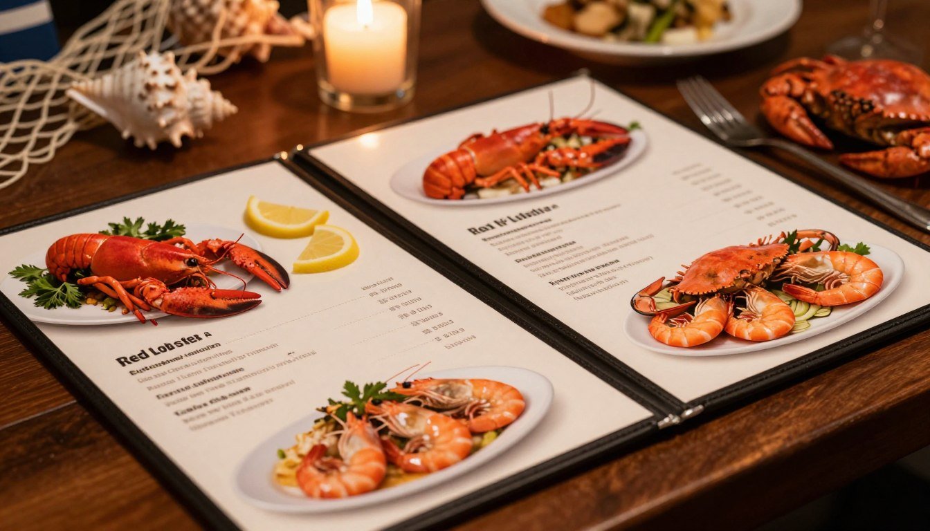 red lobster menu